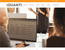 Tablet Screenshot of iquanti.com